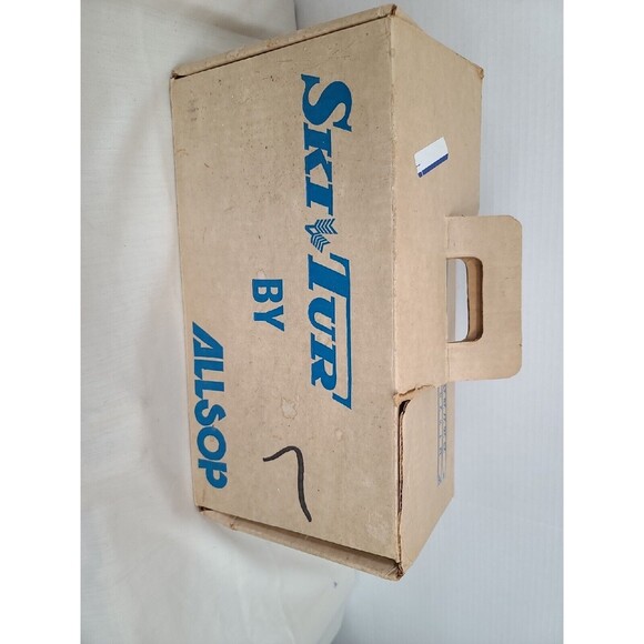 Rare Vintage SKI-TUR cross Country Womans 7 Shoes W/box AWESOME!!! - Picture 10 of 12